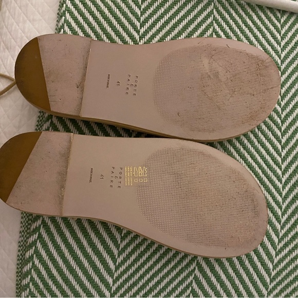 Porte and Paire beige suede gladiator sandals. Worn once perfect condition - Picture 5 of 6